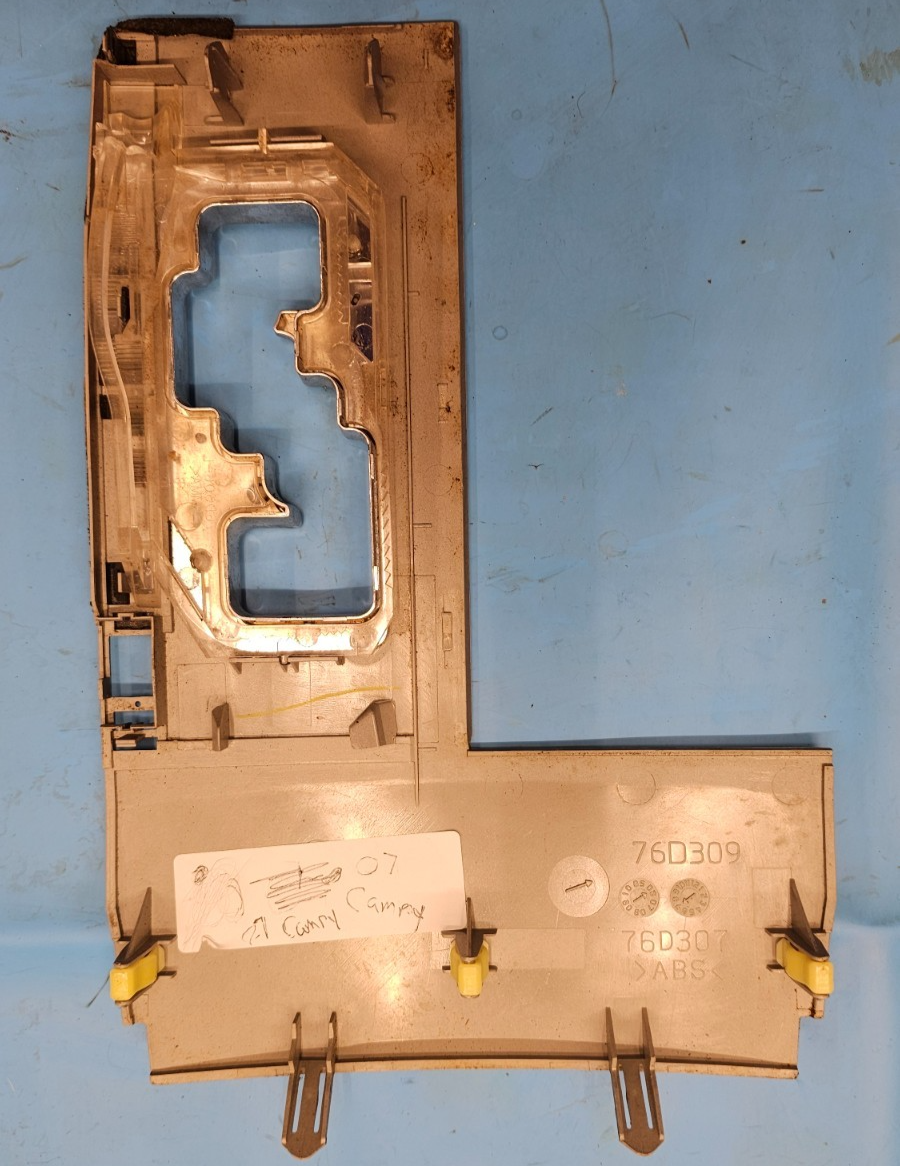 🔥07-11 TOYOTA CAMRY CENTER CONSOLE Transmission SHIFTER SHIFT Bezel SILVER TRIM