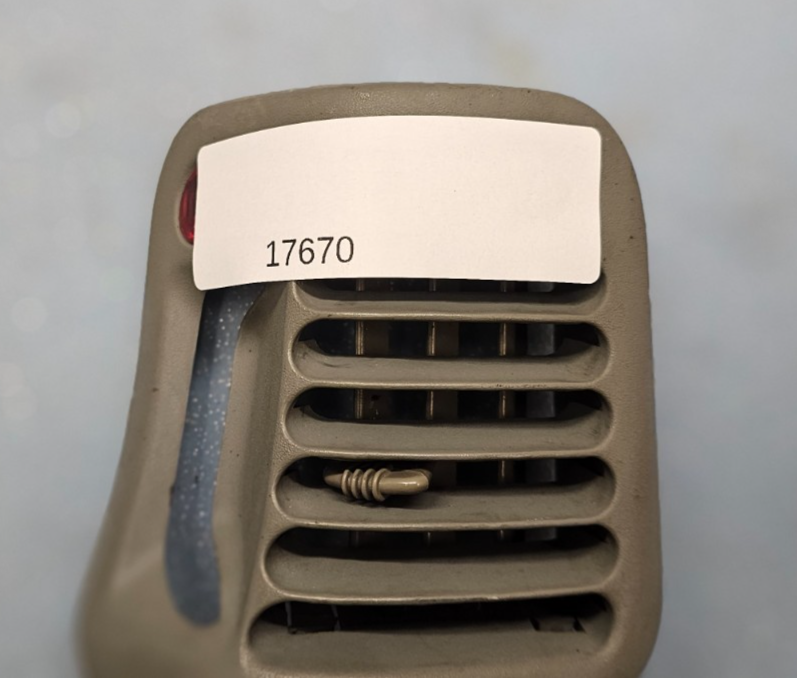 🔥96-00 CARAVAN LEFT DRIVER FRONT DOOR PANEL COVER UPPER AC AIR VENT HEATER TAN