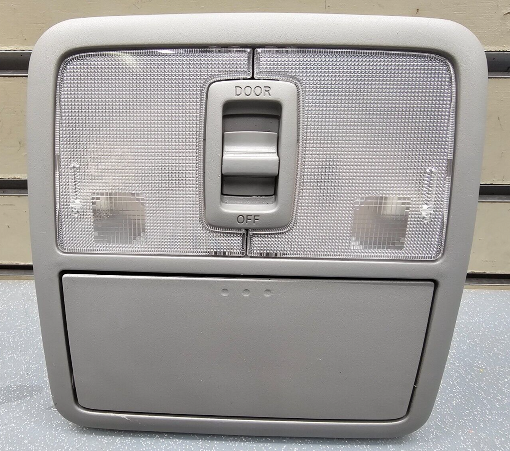 🔥06-12 Toyota Rav4 Roof Overhead Console Dome Map Light Storage Assembly Gray