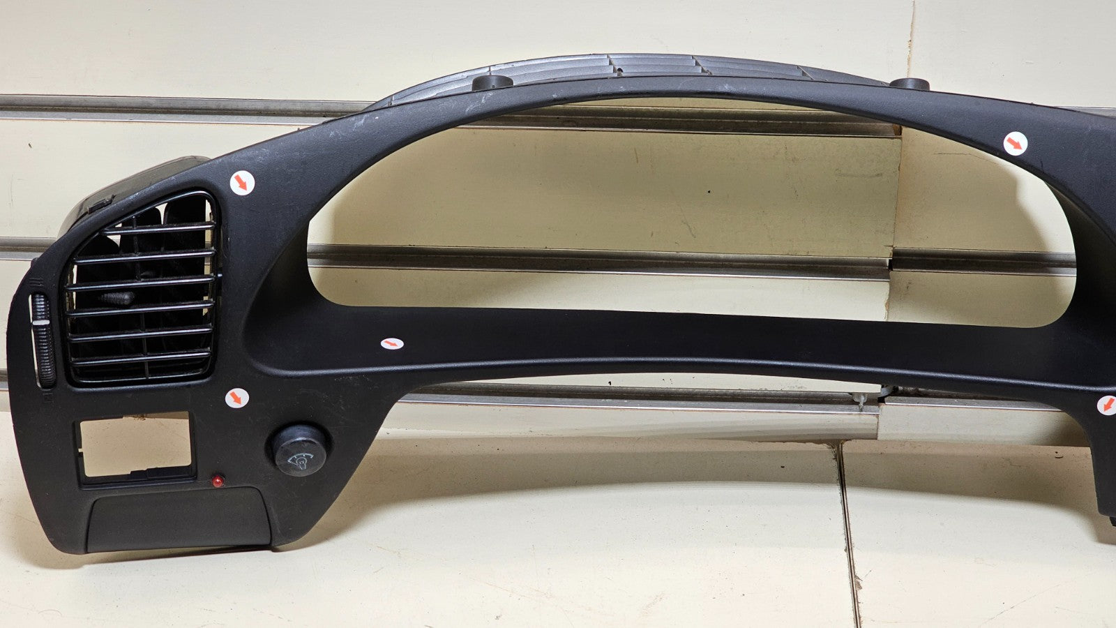 🔥92-96 Camry Dash Instrument Cluster Speedometer Tachometer Bezel Panel Black