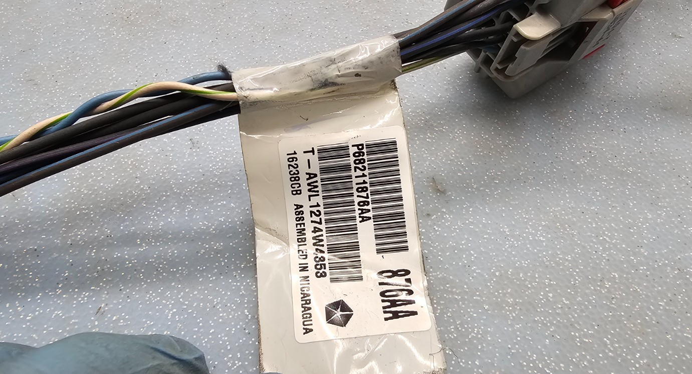 🔥13-20 GRAND CARAVAN TOWN COUNTRY PASSENGER POWER SLIDING DOOR WIRING HARNESS
