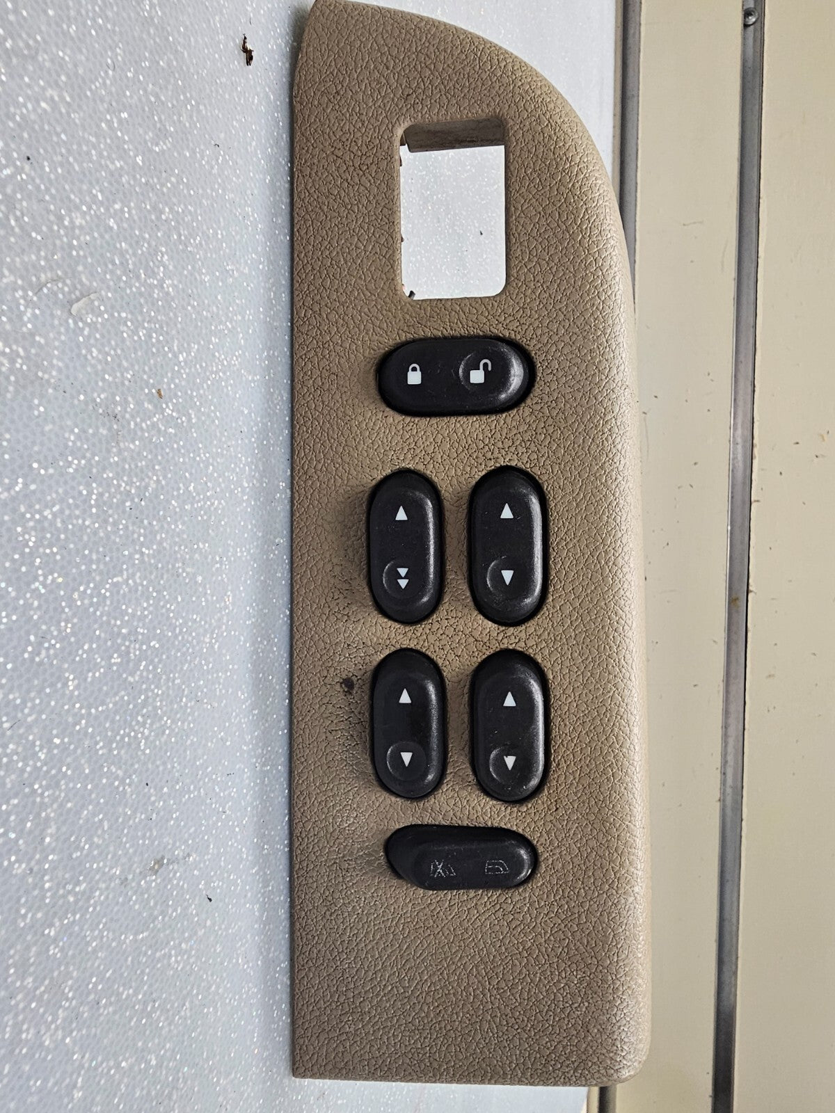 03-06 Ford Expedition Left Driver Master Door Window Control Switch Assembly Tan