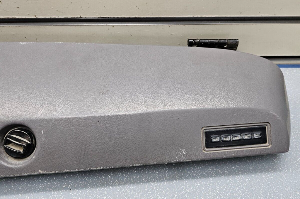 🔥81-93 Dodge Ramcharger W350 D150 D250 350 GLOVE BOX Storage Compartment Gray