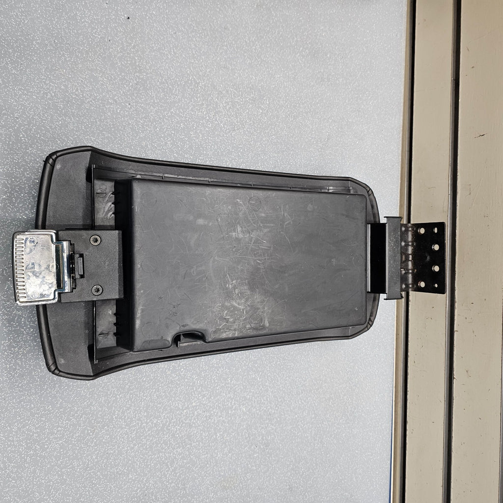07-10 Lincoln MKX Console Lid Pull Cover Top Pad Leather Arm Rest Assembly Black