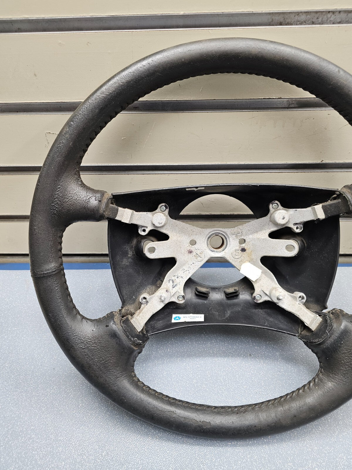 🔥98-01 Dodge Ram DAKOTA DURANGO Left Driver Steering Wheel Leaher Cover Black