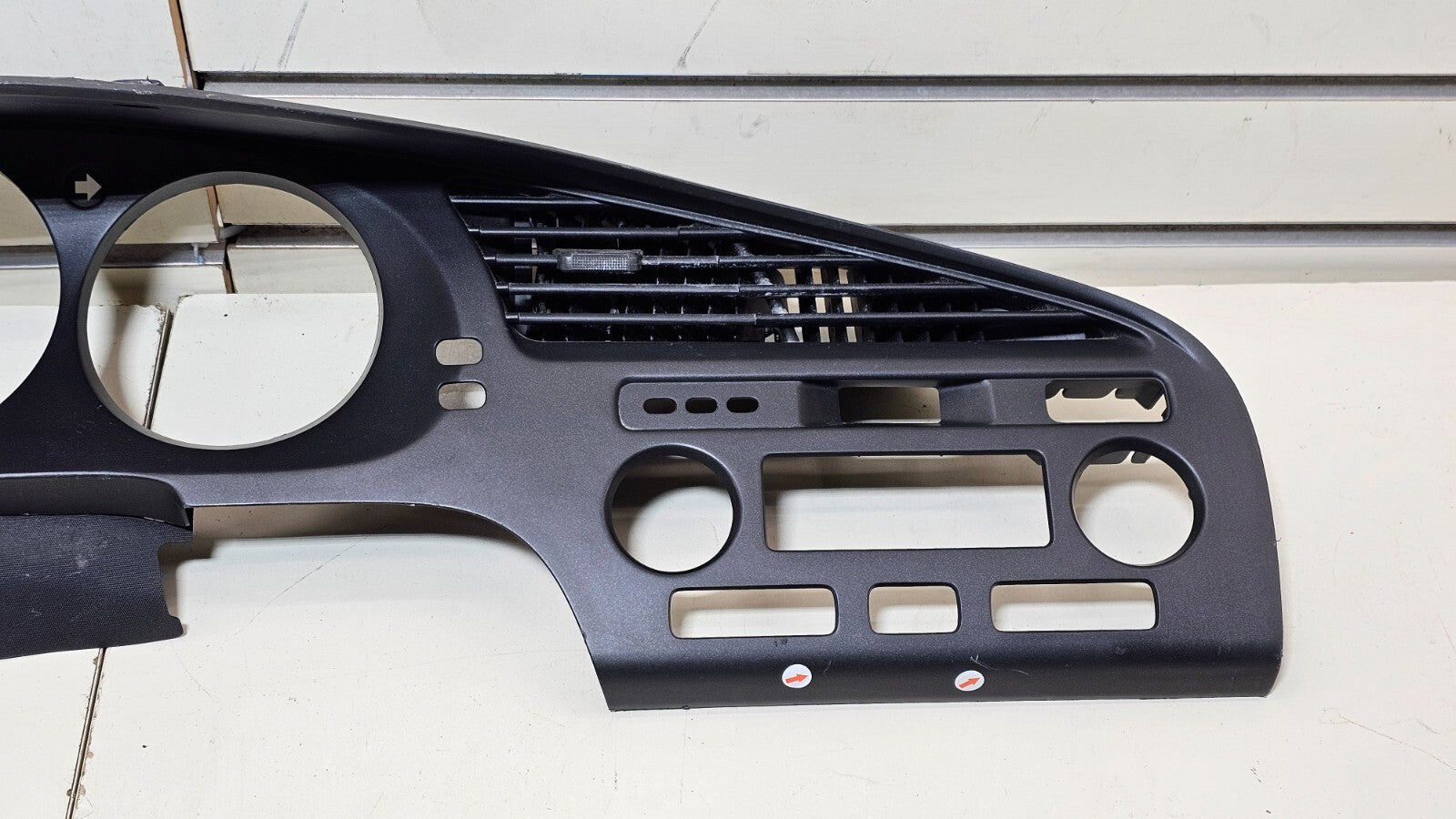 🔥99-03 Acura TL Dash Instrument Cluster Speedometer Radio Bezel Panel Black OEM