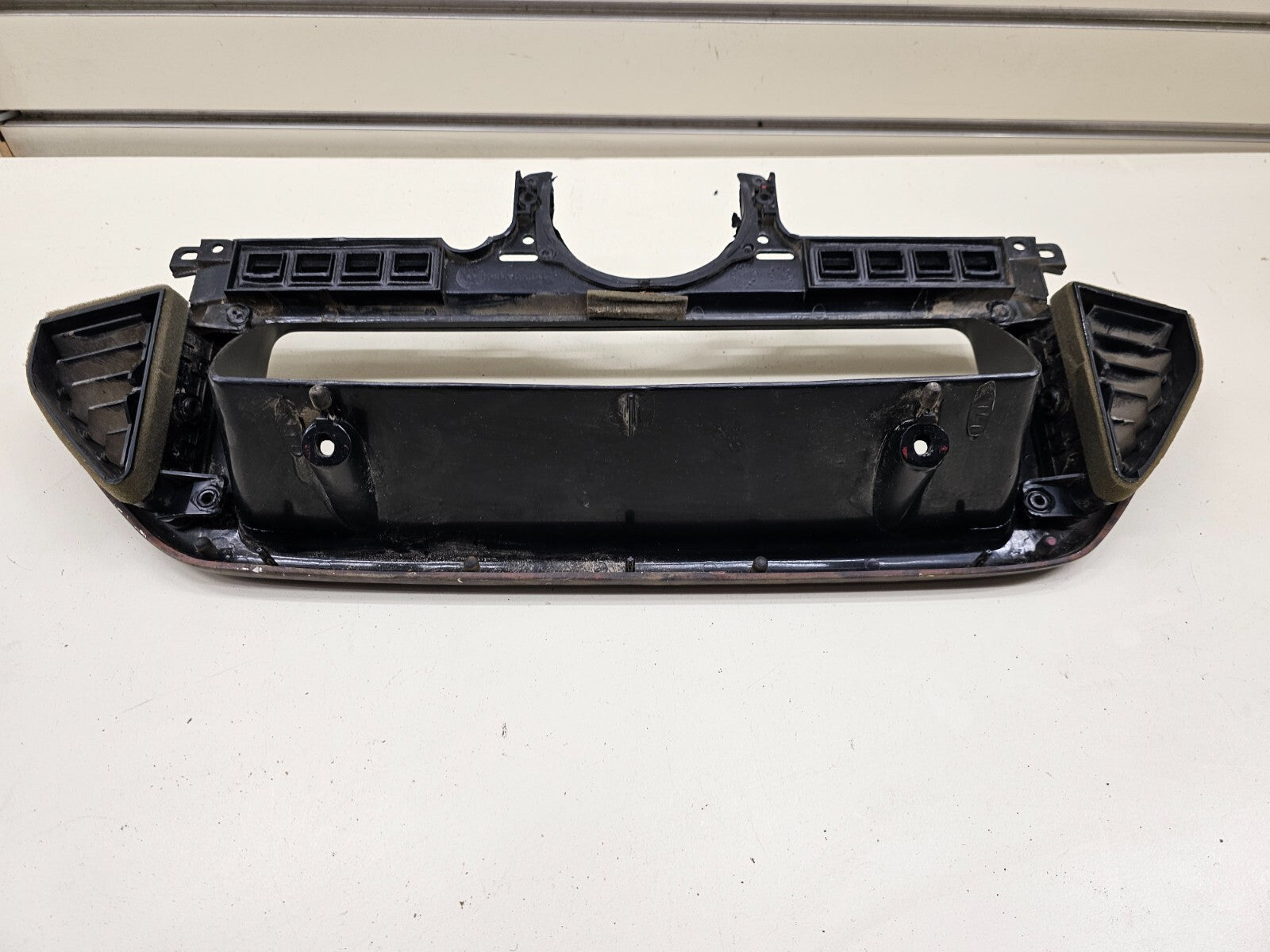 87-91 F150 BRONCO Dash Instrument CLUSTER Bezel Speedo Gauge Trim WOOD/Black C11