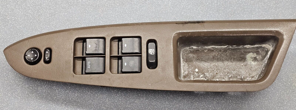🔥06-08 CHEVY IMPALA LEFT DRIVER MASTER POWER WINDOW SWITCH BEZEL ASSEMBLY TAN