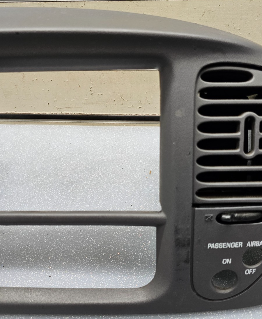 🔥97-03 Ford F150 Center Dash Radio Climate Trim Stereo BEZEL Panel  GRAY