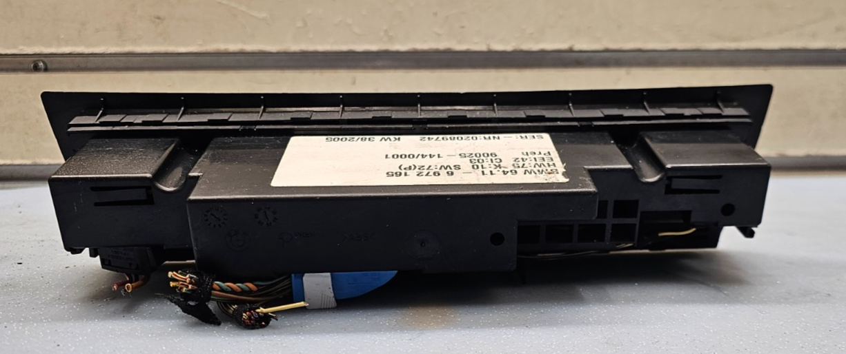 🔥00-06 BMW X5 E53 Dash Heater A/C HVAC Climate Temperature Control Black