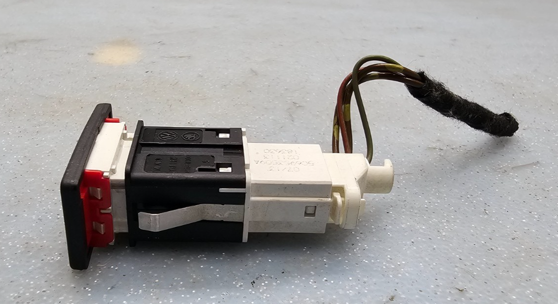 🔥11-15 VW JETTA TDI MK6 Genuine FLasher Hazard Emergency Warning Switch BLACK