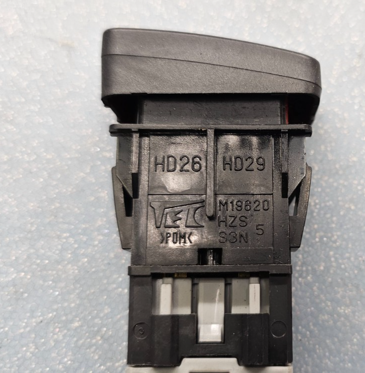 🔥03-08 Honda Pilot Accord Emergency Hazard Light Control Switch Unit Black OEM