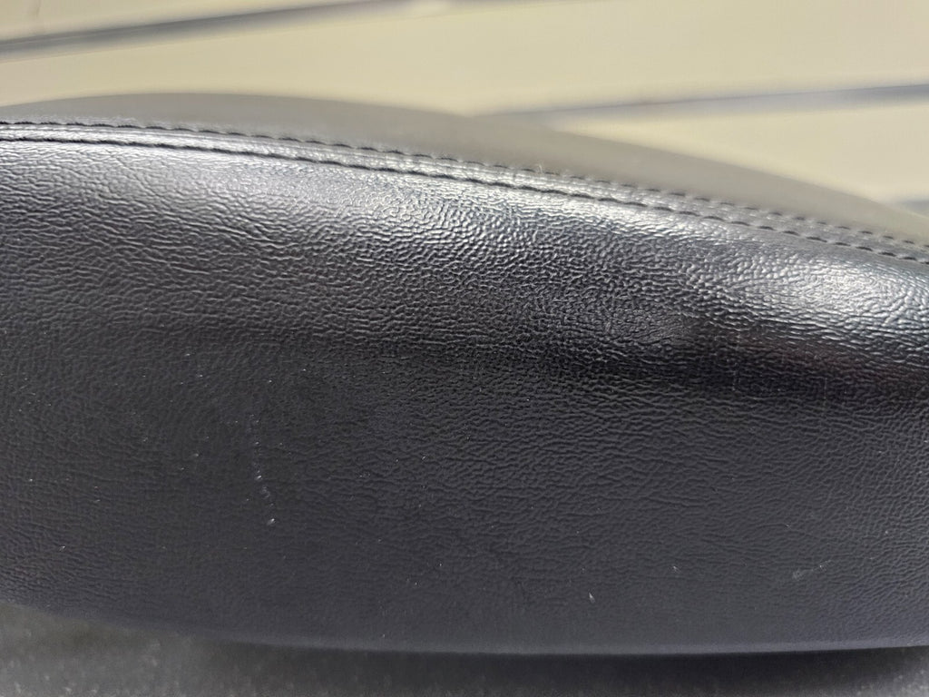 🔥13-16 DODGE DART CENTER CONSOLE ARM REST LID LEATHER BLACK TOP PAD COVER BLACK