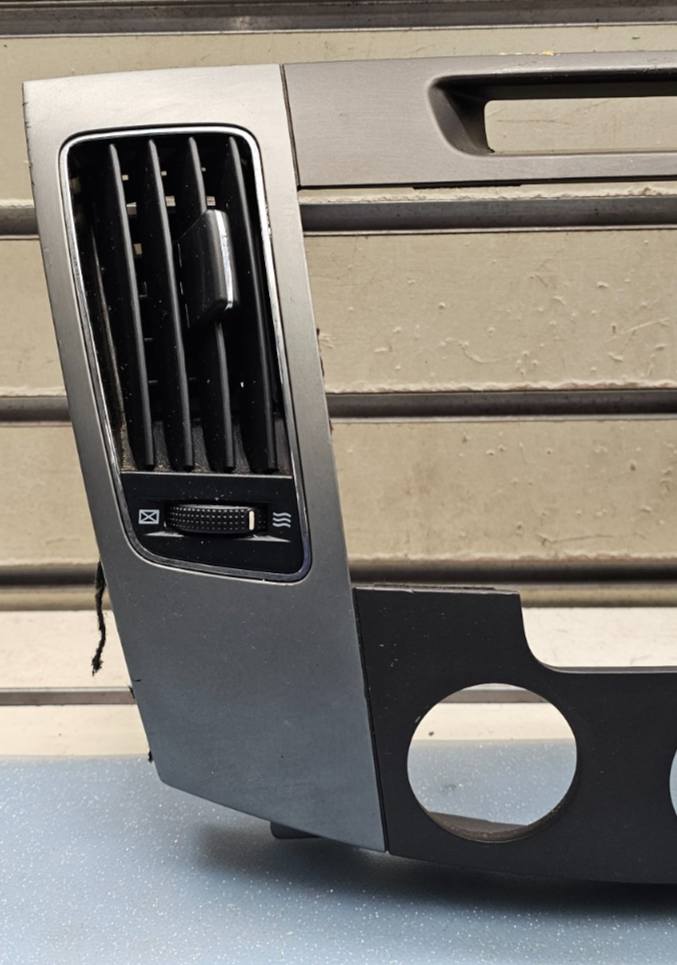 🔥09-10 SONATA DASH AM FM RADIO STEREO TRIM PANEL CLIMATE BEZEL BLACK/SILVER OEM