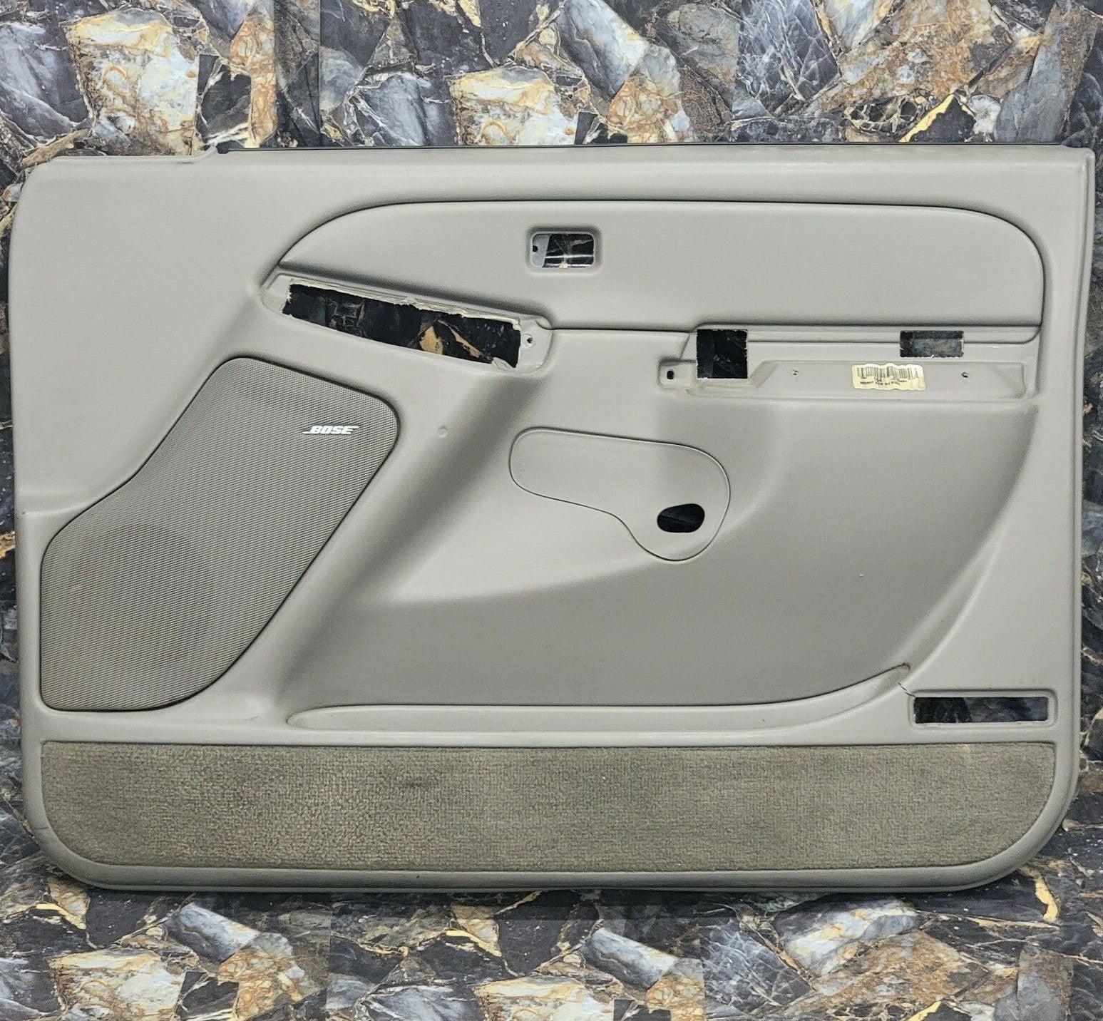 🔥03-06 Silverado SIERRA Door Panel Front RIGHT Passenger/No Arm LIGHT GRAY D5
