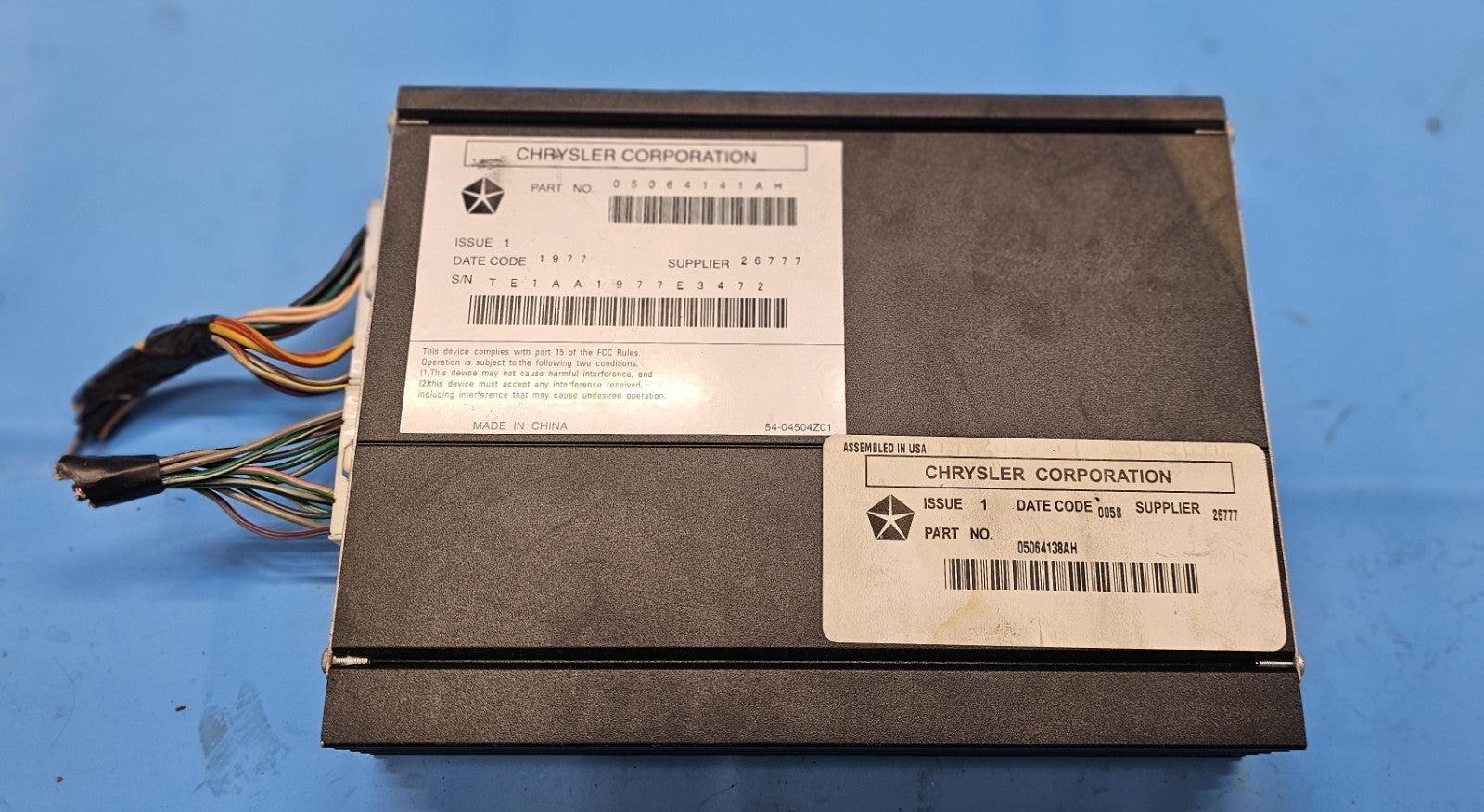 🔥07-09 Chrysler Aspen Dodge Durango Stereo Audio AM FM Radio Amp Amplifier OEM