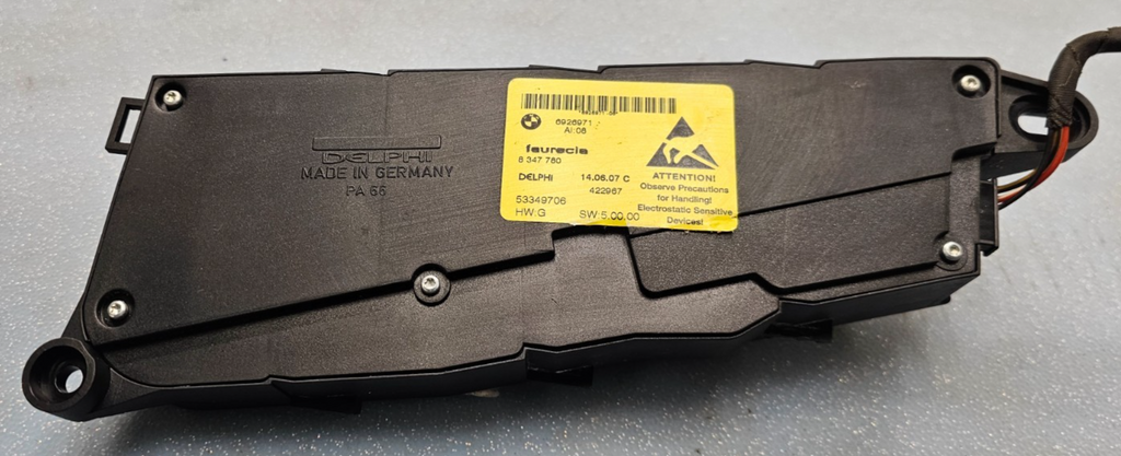 🔥07-13 BMW X5 E70 Front Left Driver Seat Adjustment Control Switch Black OEM