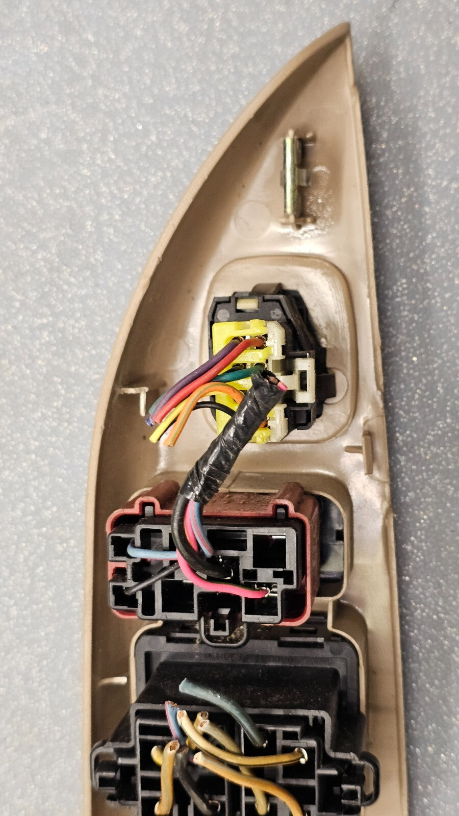🔥99-02 Ford F150 Left Driver Power Window Pull Switch Regulator Assembly TAN