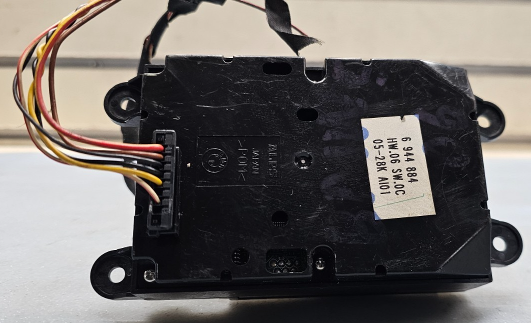 🔥04-08 BMW 5 SERIES E60 E61 IDRIVE MULTIMEDIA CONTROLLER SWITCH BLACK OEM
