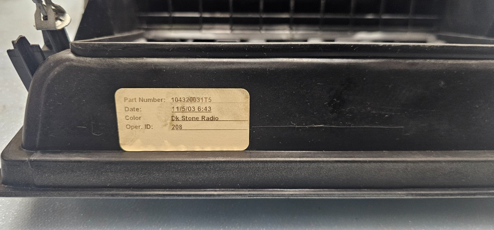 🔥03-05 Lincoln Aviator Radio Navigation Door Dash Trim Bezel Silver Granite B79