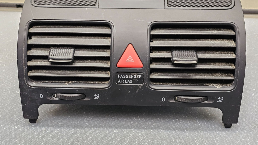 🔥05-10 Volkswagen Jetta Golf Dash AC Air Vent Heater Conditioning Bezel Black