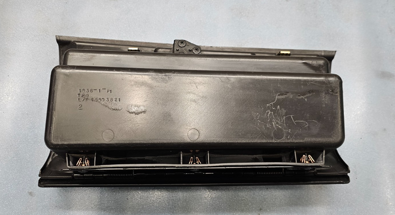 🔥07-13 Silverado SIERRA Dash UPPER GLOVE BOX Storage Compartment Door BLACK G4