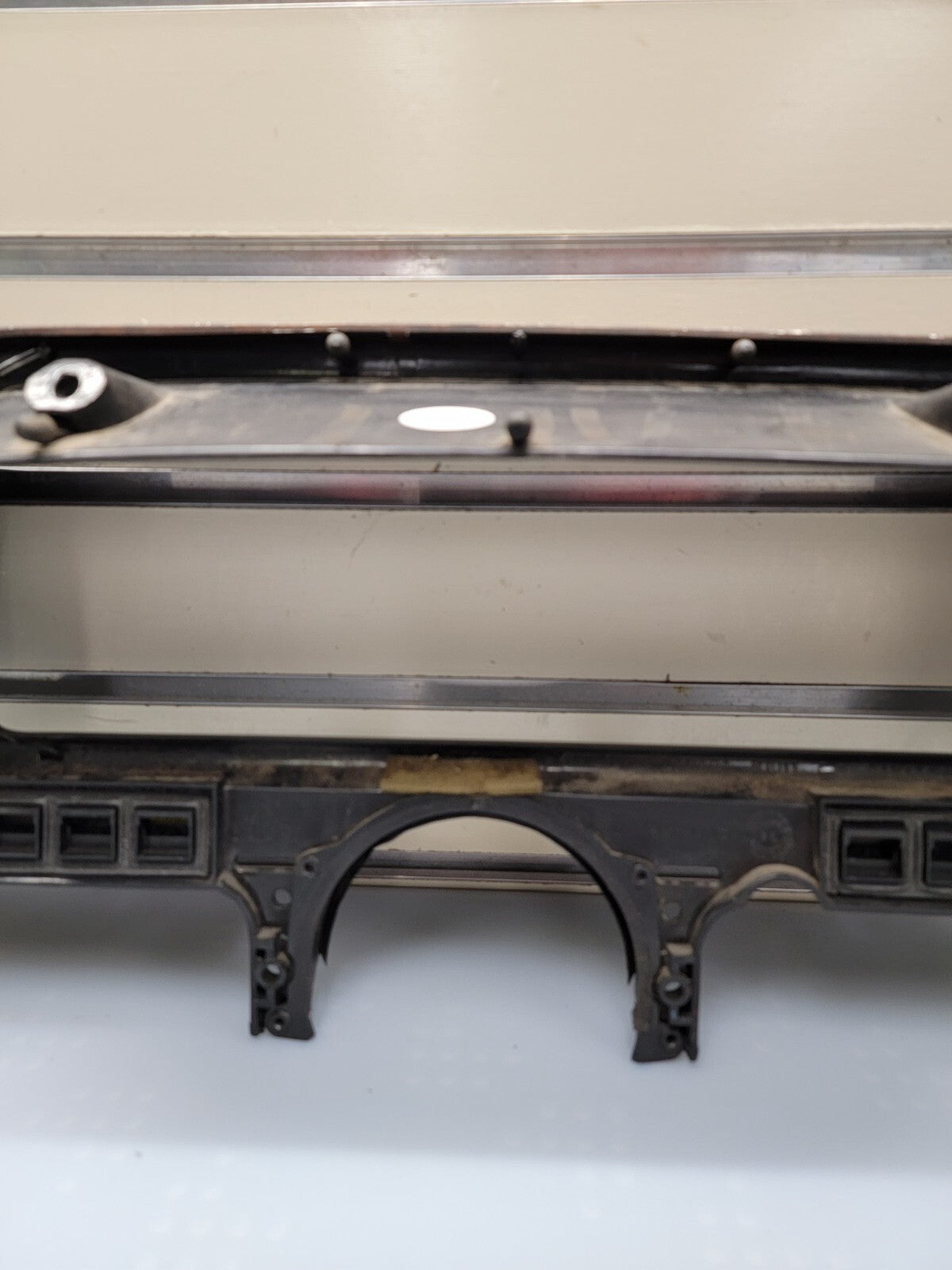🔥87-91 Ford F150 F250 F350 BRONCO Dash CLUSTER BezelSpeedo Gauge Trim Black C11