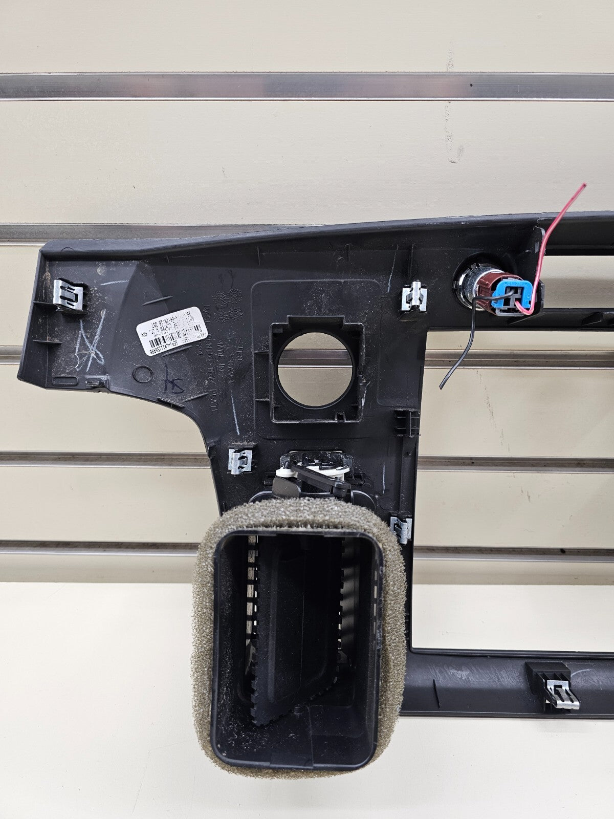 🔥07-14 Silverado SIERRA Center Dash Radio Bezel AC Climate Trim Panel BLACK B6