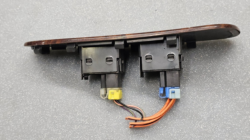 00-10 Dodge Ram Chrysler 300M Sebring Front Right Passenger Window Switch Wood
