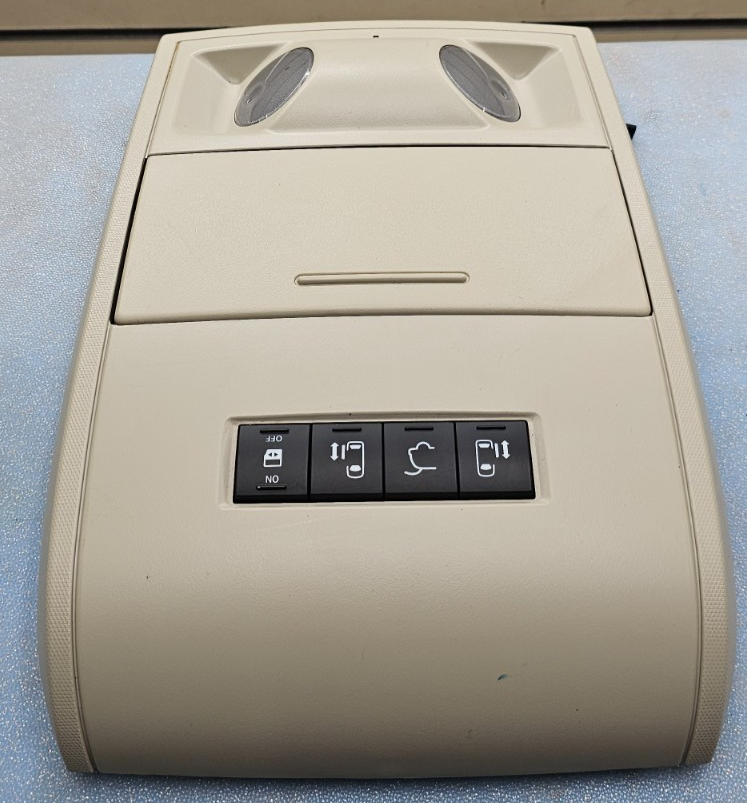 🔥08-16 CHRYSLER TOWN & COUNTRY DODGE GRAND CARAVAN ROOF OVERHEAD CONSOLE LT TAN