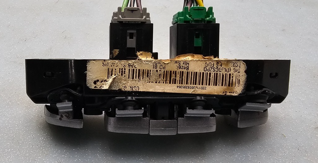 🔥2007-2008 Pontiac Torrent Side Window Door Switch Assembly (Master) Silver OEM