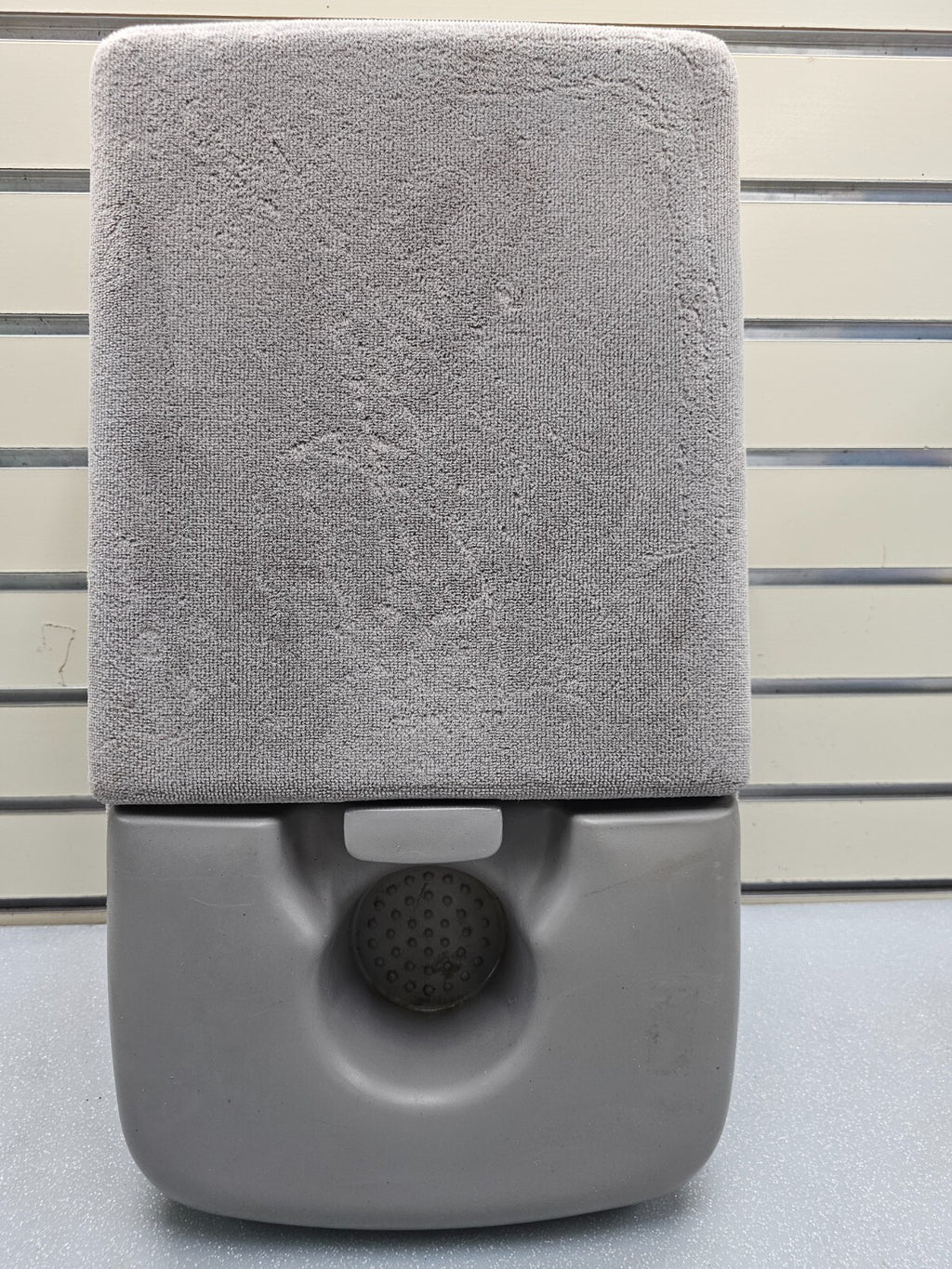 🔥97-03 Ford F150 Center Console JUMP SEAT Cloth/Leather Cup Holder LT GRAY JS6