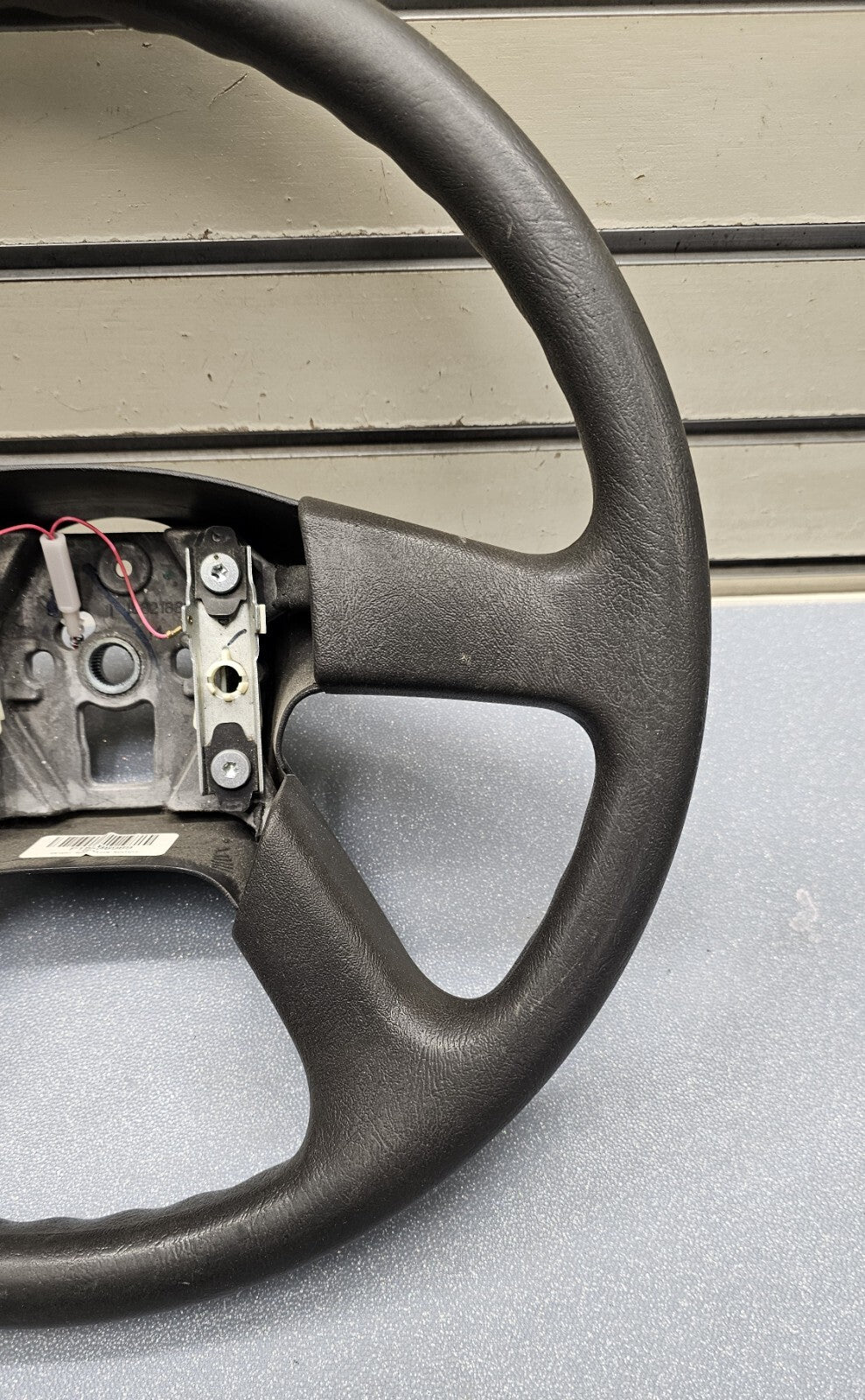 🔥03-06 SILVERADO SIERRA YUKON TAHOE SUBURBAN STEERING WHEEL LEATHER BLACK
