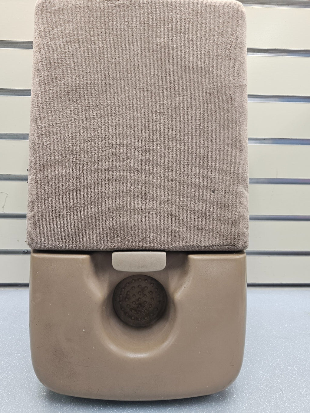 97-03 Ford F150 Center Console JUMPSEAT Armrest Cloth/Leather Cup holder TAN JS6