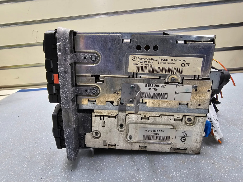 🔥2000-2002 MERCEDES-BENZ S430 AUDIO/NAVIGATION DOUBLE DIN HEAD UNIT ASSY A2537