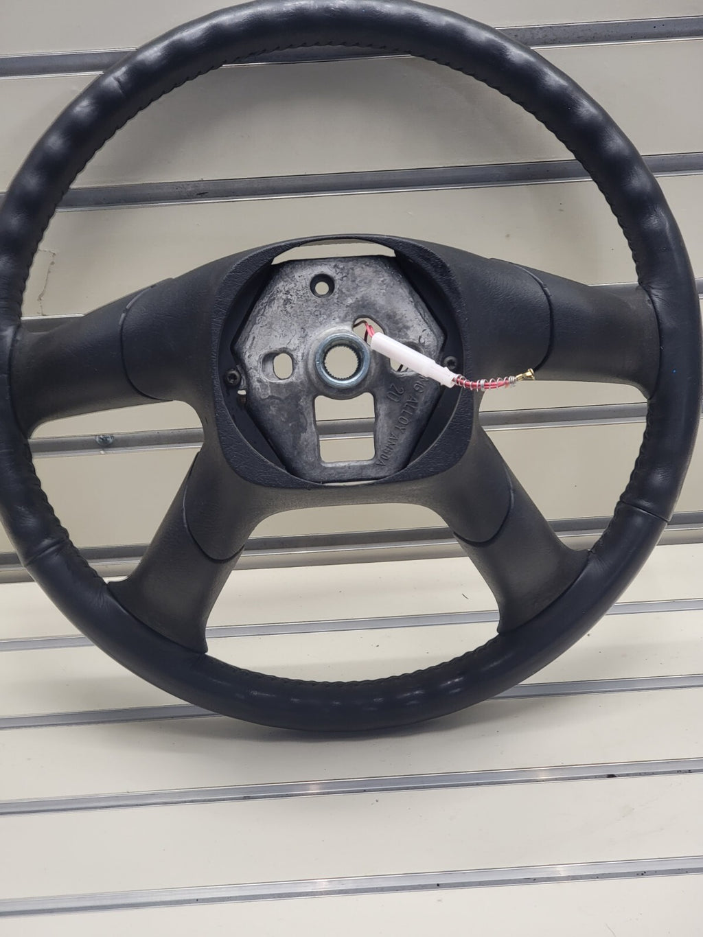 🔥03-06 SILVERADO SIERRA YUKON TAHOE SUBURBAN STEERING WHEEL LEATHER BLACK