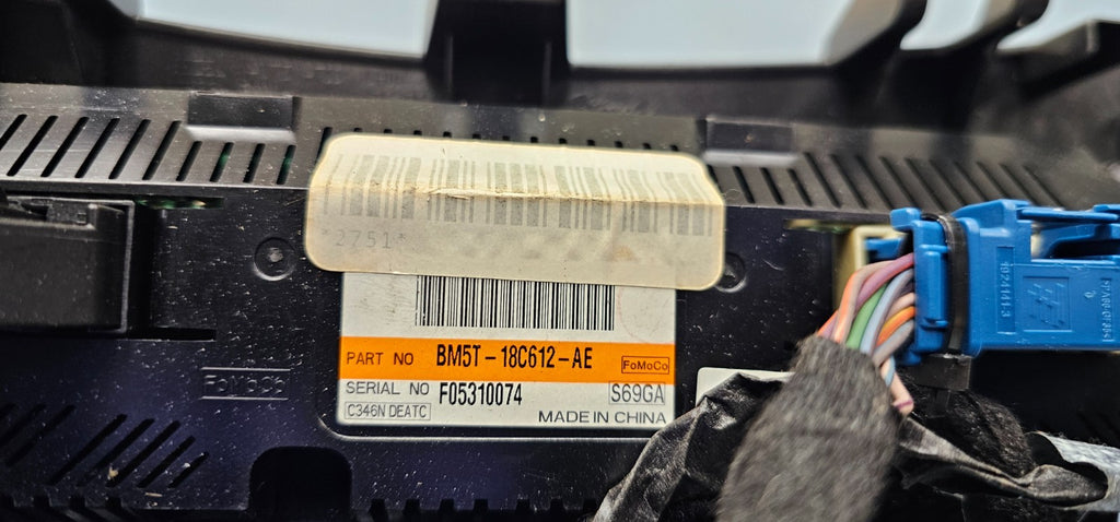🔥12-14 FORD FOCUS A/C HEATER CLIMATE CONTROL Dash Bezel Temperature SILVER OEM