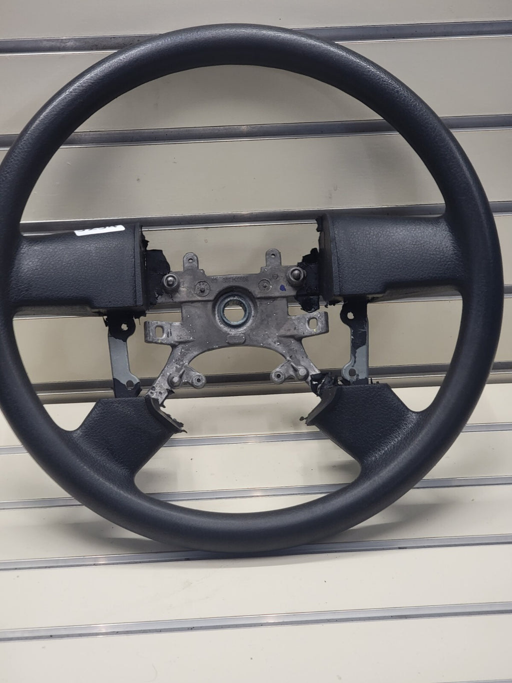 🔥2004-2008 Ford F-150 F150 Tan Leather Wrapped Steering Wheel OEM Black