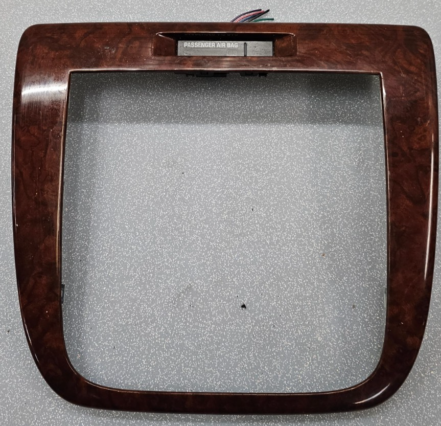 🔥06-13 Impala Center Dash AM FM Radio Stereo Trim Panel Bezel Woodgrain OEM