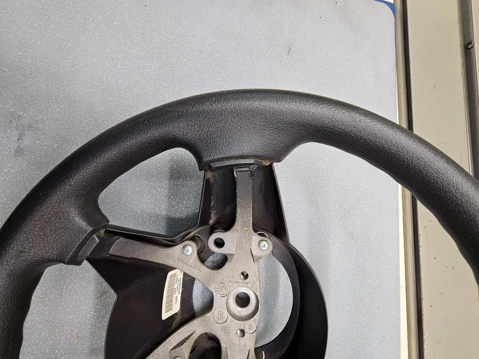 🔥2006-2007 Jeep Commander Front Steering Wheel Leather Black OEM