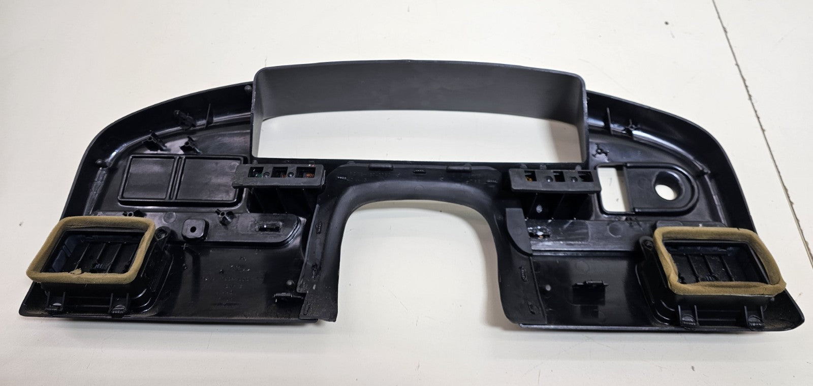 92-96 Ford F150 BRONCO Instrument Cluster Gauge Bezel Dash Trim Panel BLACK C12
