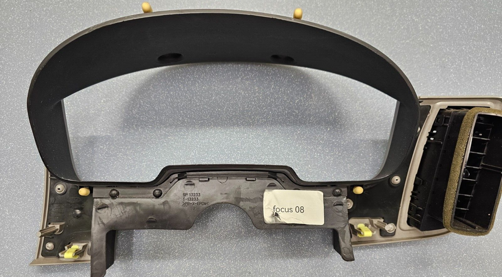 🔥08-11 Ford Focus Instrument Cluster Dash Bezel Speedometer Trim Tan/Black OEM