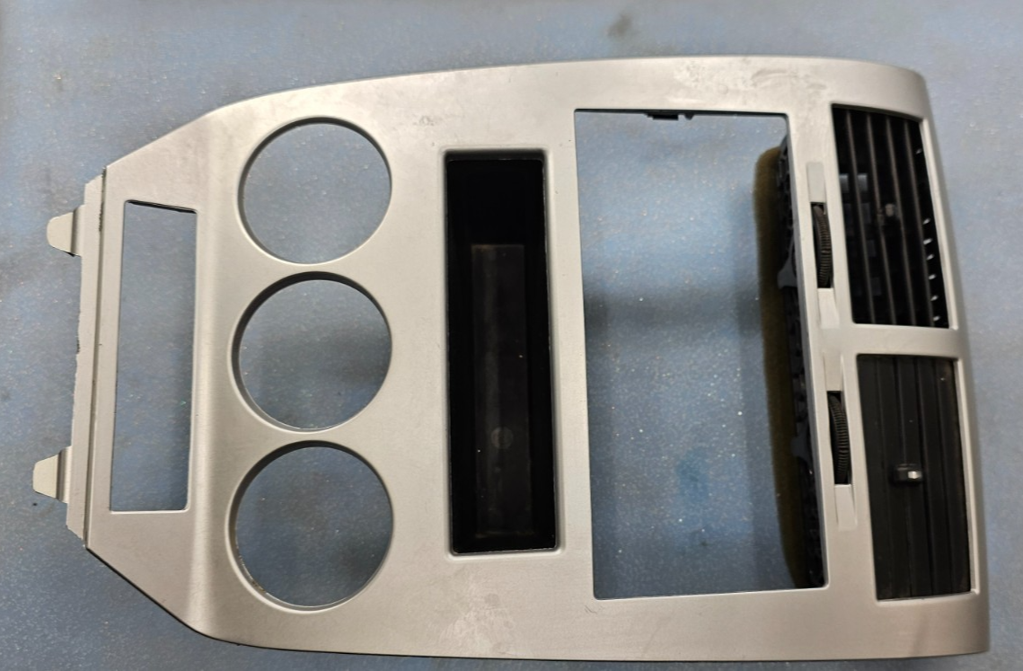 🔥07-12 Dodge Nitro Front Center Dash Radio Trim Panel Bezel Assembly Silver OEM