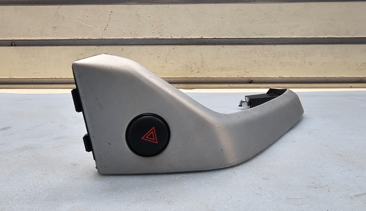 🔥08-14 Nissan Murano Dash Emergency Hazard Warningh Switch Bezel SILVER OEM