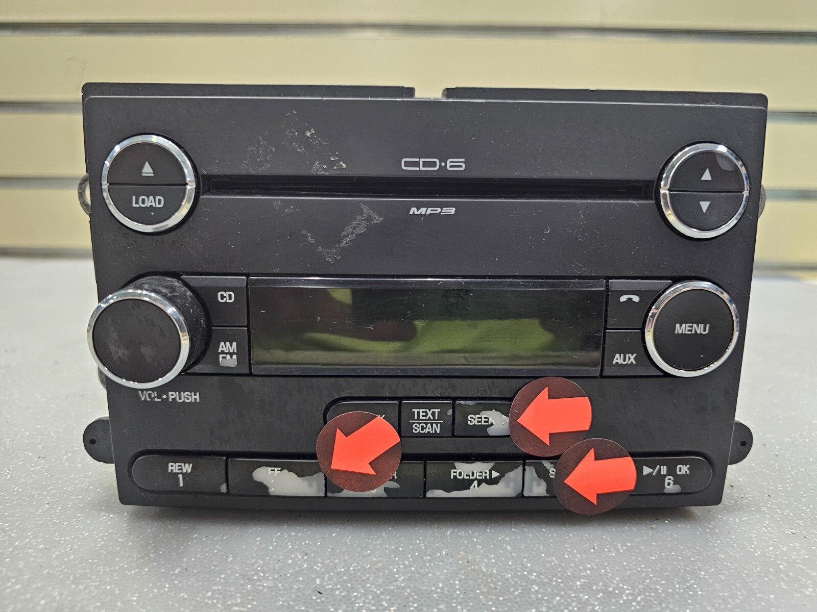 🔥07-10 Ford Edge Dash AM FM AUX MP3 Radio Stereo Receiver CD Player OEM