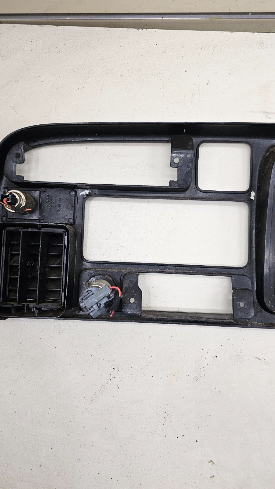 🔥94-97 Dodge Ram Dash Instrument Speedometer Cluster Trim Bezel Panel Black