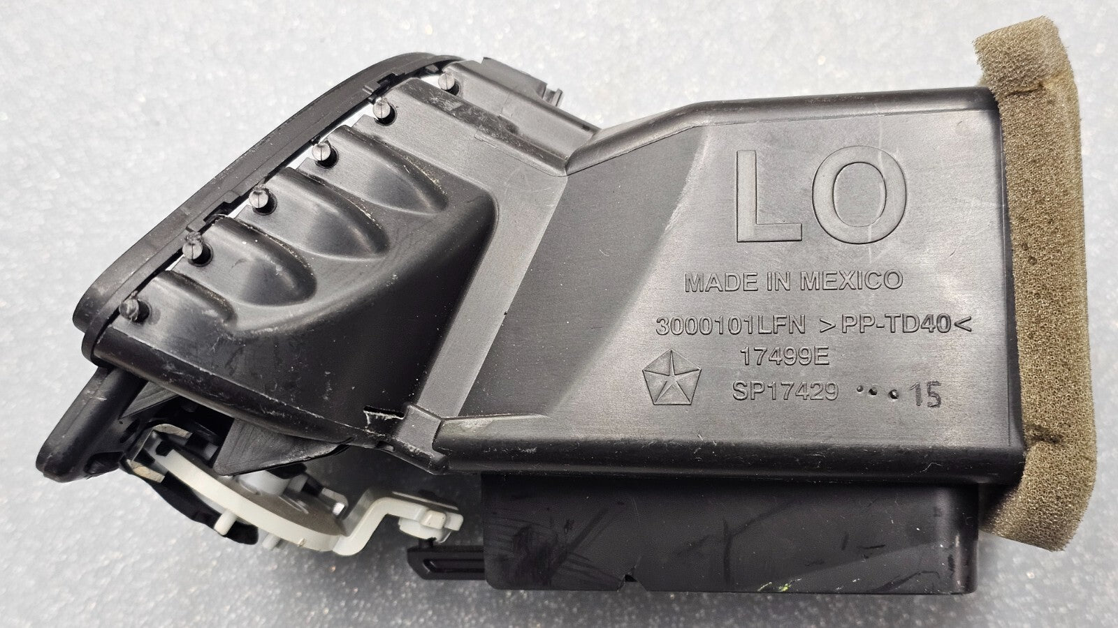 🔥12-20 DODGE JOURNEY Dash Left Driver Air Vent Heater Conditioning Black