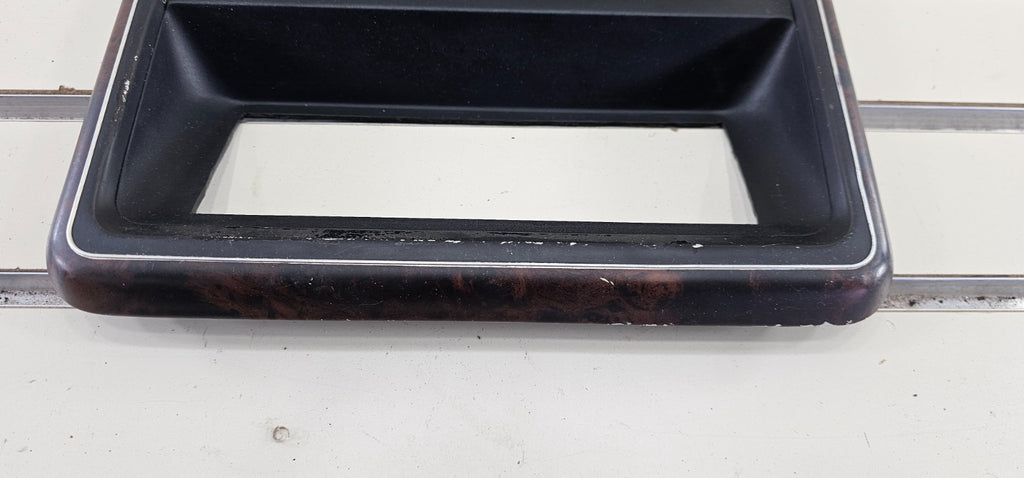 🔥87-91 Ford F150 F250 Bronco Center Dash Radio Stereo Bezel Trim Panel Wood OEM