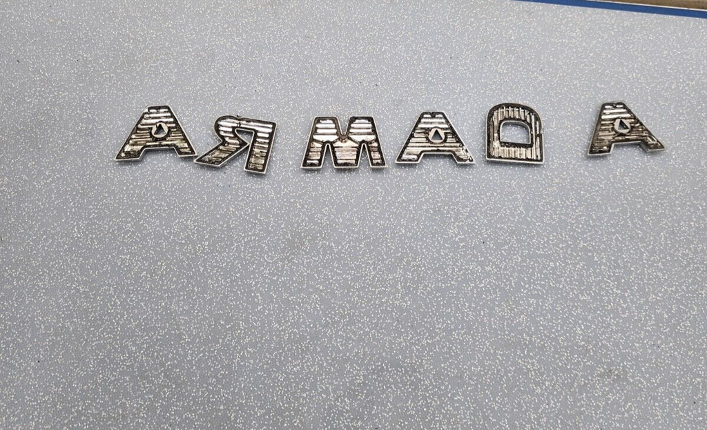 05-15 Nissan Armada V8 Rear Emblem Letters Badge Decal Logo Hatch Gate Door OEM