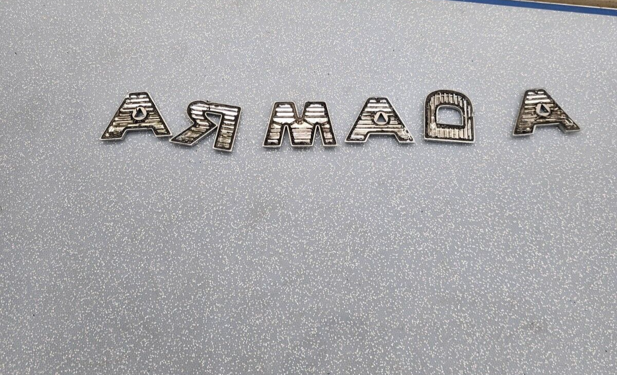 05-15 Nissan Armada V8 Rear Emblem Letters Badge Decal Logo Hatch Gate Door OEM